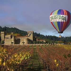 Calistoga Balloons Over the Castle