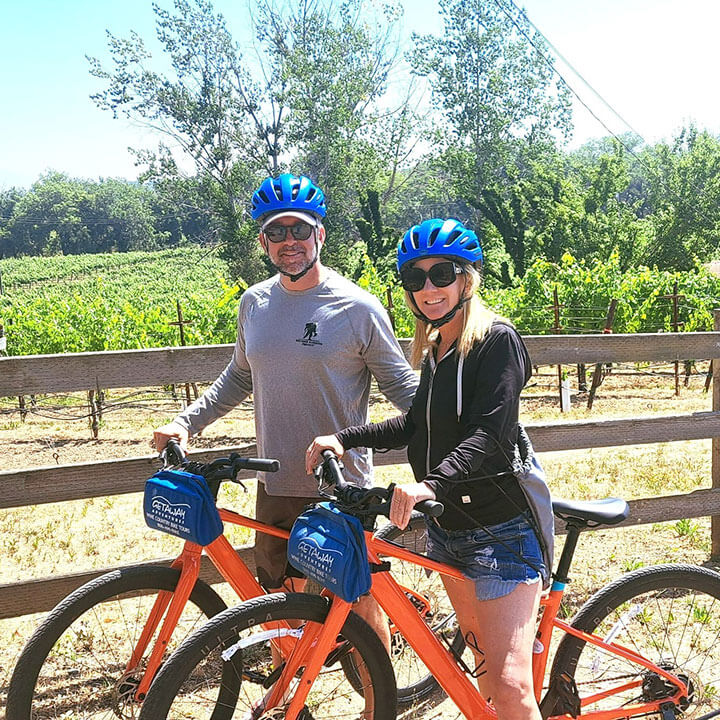 Cycle, Sip & Smile in Healdsburg